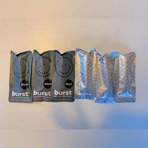 6 NEW Burst toothbrush heads in Black